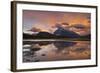 Mount Rundle Rising Above Vermillion Lakes Drive at Sunset-Neale Clark-Framed Photographic Print