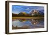 Mount Rundle Rising Above Vermillion Lakes Drive at Sunset-Neale Clark-Framed Photographic Print