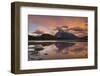 Mount Rundle Rising Above Vermillion Lakes Drive at Sunset-Neale Clark-Framed Photographic Print