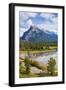 Mount Rundle Rising Above Vermillion Lakes Drive-Neale Clark-Framed Photographic Print