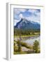 Mount Rundle Rising Above Vermillion Lakes Drive-Neale Clark-Framed Photographic Print