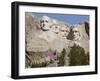 Mount Rushmore Carved into Black Hills, Mount Rushmore National Monument, South Dakota, Usa-Paul Souders-Framed Photographic Print