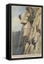 Mount Rushmore Carved Up-Achille Beltrame-Framed Stretched Canvas