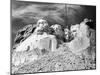 Mount Rushmore Construction-null-Mounted Photographic Print