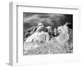 Mount Rushmore Construction-null-Framed Photographic Print