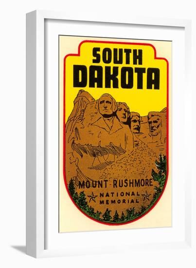 Mount Rushmore Decal-null-Framed Art Print
