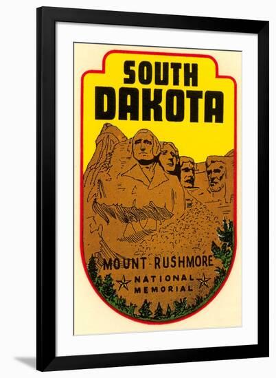 Mount Rushmore Decal-null-Framed Art Print