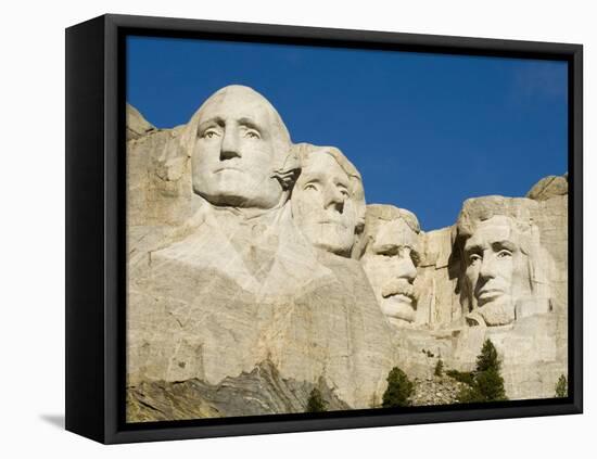 Mount Rushmore, Keystone, Black Hills, South Dakota, United States of America, North America-Pitamitz Sergio-Framed Stretched Canvas