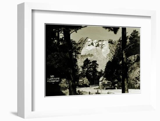 Mount Rushmore Memorial, C.1941-42-null-Framed Photographic Print