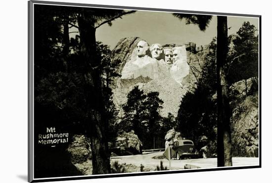 Mount Rushmore Memorial, C.1941-42-null-Mounted Photographic Print