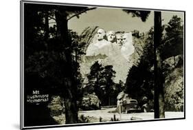 Mount Rushmore Memorial, C.1941-42-null-Mounted Photographic Print