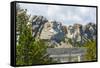 Mount Rushmore Memorial Landmark Attraction, South Dakota-Bill Bachmann-Framed Stretched Canvas