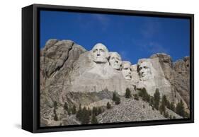 Mount Rushmore National Memorial, Keystone, South Dakota, USA-Walter Bibikow-Framed Stretched Canvas