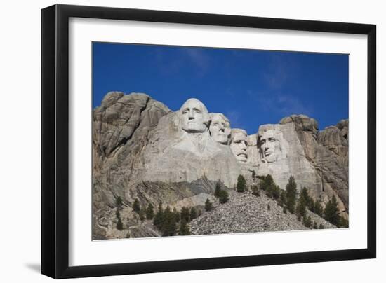 Mount Rushmore National Memorial, Keystone, South Dakota, USA-Walter Bibikow-Framed Photographic Print