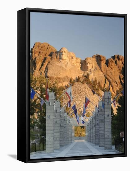 Mount Rushmore National Memorial, South Dakota, USA-Michele Falzone-Framed Stretched Canvas