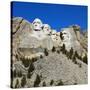 Mount Rushmore National Memorial-Ron Chapple-Stretched Canvas