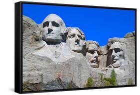 Mount Rushmore National Memorial-Wirepec-Framed Stretched Canvas