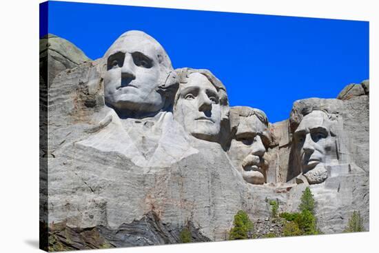 Mount Rushmore National Memorial-Wirepec-Stretched Canvas