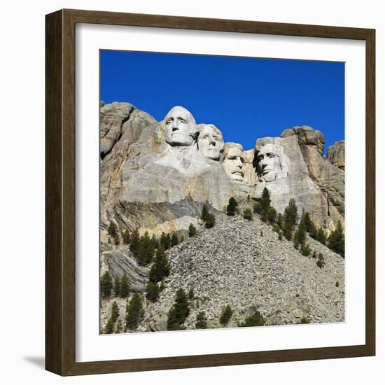 Mount Rushmore National Memorial-Ron Chapple-Framed Photographic Print