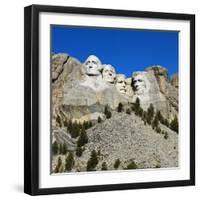 Mount Rushmore National Memorial-Ron Chapple-Framed Photographic Print