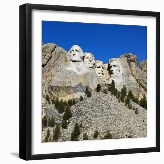 Mount Rushmore National Memorial-Ron Chapple-Framed Photographic Print