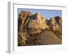 Mount Rushmore National Monument at Sunrise, South Dakota, Usa-Paul Souders-Framed Photographic Print