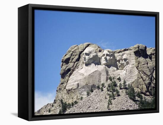 Mount Rushmore National Monument, Black Hills, South Dakota-James Emmerson-Framed Stretched Canvas