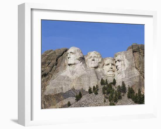 Mount Rushmore National Monument, Keystone, South Dakota, USA-Walter Bibikow-Framed Premium Photographic Print