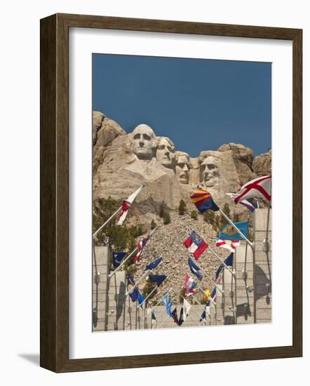 Mount Rushmore National Monument, South Dakota, United States of America, North America-John Woodworth-Framed Photographic Print