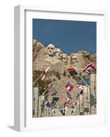 Mount Rushmore National Monument, South Dakota, United States of America, North America-John Woodworth-Framed Photographic Print