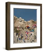Mount Rushmore National Monument, South Dakota, United States of America, North America-John Woodworth-Framed Photographic Print