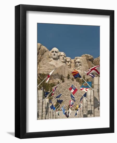 Mount Rushmore National Monument, South Dakota, United States of America, North America-John Woodworth-Framed Photographic Print