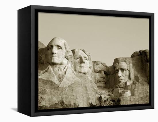 Mount Rushmore National Monument, South Dakota, USA-Steve Vidler-Framed Stretched Canvas