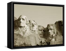 Mount Rushmore National Monument, South Dakota, USA-Steve Vidler-Framed Stretched Canvas