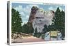 Mount Rushmore National Park, South Dakota - View of the Mt. Rushmore Memorial, c.1935-Lantern Press-Stretched Canvas