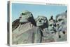 Mount Rushmore National Park, South Dakota, View of the Presidential Memorial-Lantern Press-Stretched Canvas