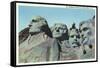 Mount Rushmore National Park, South Dakota, View of the Presidential Memorial-Lantern Press-Framed Stretched Canvas