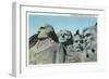 Mount Rushmore National Park, South Dakota, View of the Presidential Memorial-Lantern Press-Framed Art Print