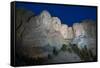 Mount Rushmore Nightfall-Steve Gadomski-Framed Stretched Canvas