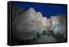 Mount Rushmore Nightfall-Steve Gadomski-Framed Stretched Canvas