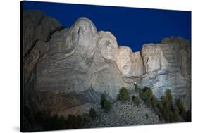 Mount Rushmore Nightfall-Steve Gadomski-Stretched Canvas