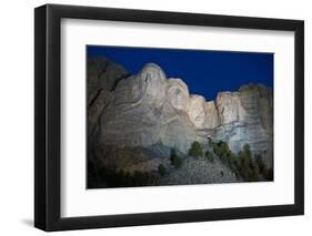 Mount Rushmore Nightfall-Steve Gadomski-Framed Photographic Print