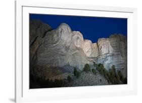 Mount Rushmore Nightfall-Steve Gadomski-Framed Photographic Print