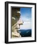 Mount Rushmore Repairman Working on Lincoln's Nose-Bettmann-Framed Photographic Print