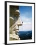 Mount Rushmore Repairman Working on Lincoln's Nose-Bettmann-Framed Photographic Print