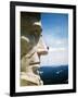 Mount Rushmore Repairman Working on Lincoln's Nose-Bettmann-Framed Photographic Print