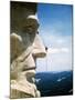 Mount Rushmore Repairman Working on Lincoln's Nose-Bettmann-Mounted Photographic Print