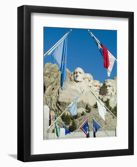 Mount Rushmore, South Dakota, USA-Ethel Davies-Framed Photographic Print