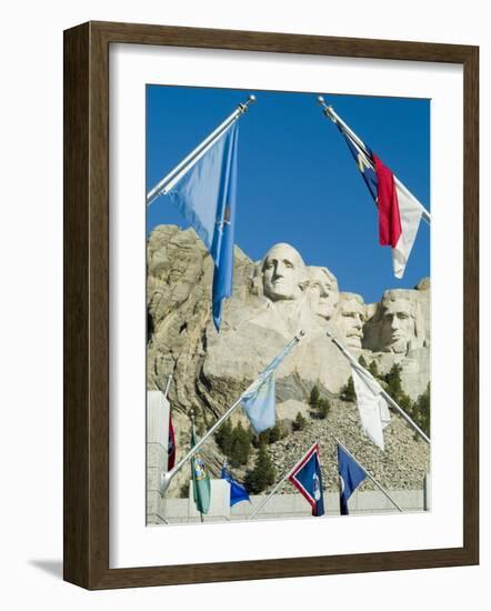 Mount Rushmore, South Dakota, USA-Ethel Davies-Framed Photographic Print