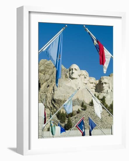 Mount Rushmore, South Dakota, USA-Ethel Davies-Framed Photographic Print